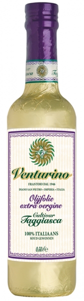 VENTURINO Taggiasca Olivenöl extra vergine in Goldfolie 500ml